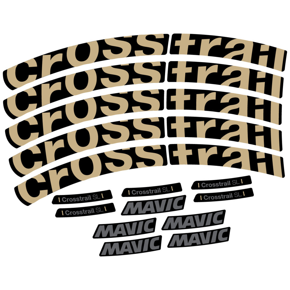 Decal for Mavic Crosstrail SL 2025, Mountain Wheel, bike sticker vinyl