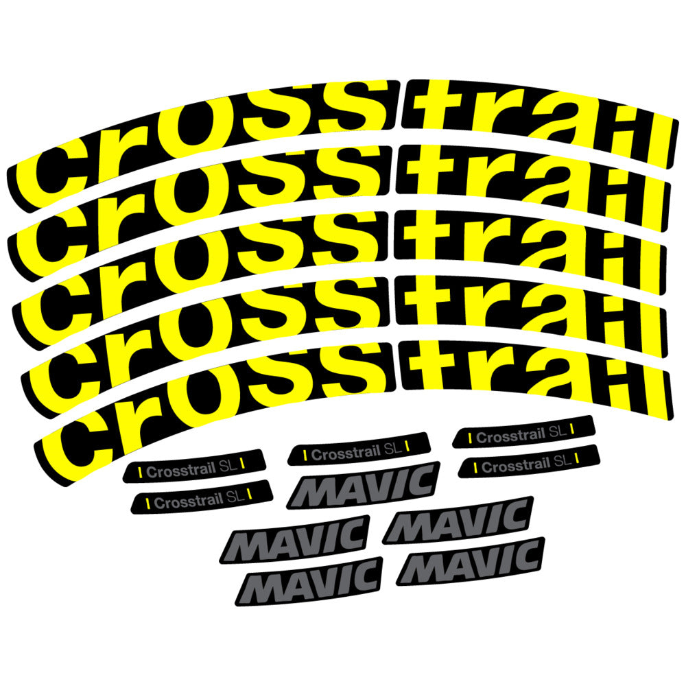 Decal for Mavic Crosstrail SL 2025, Mountain Wheel, bike sticker vinyl