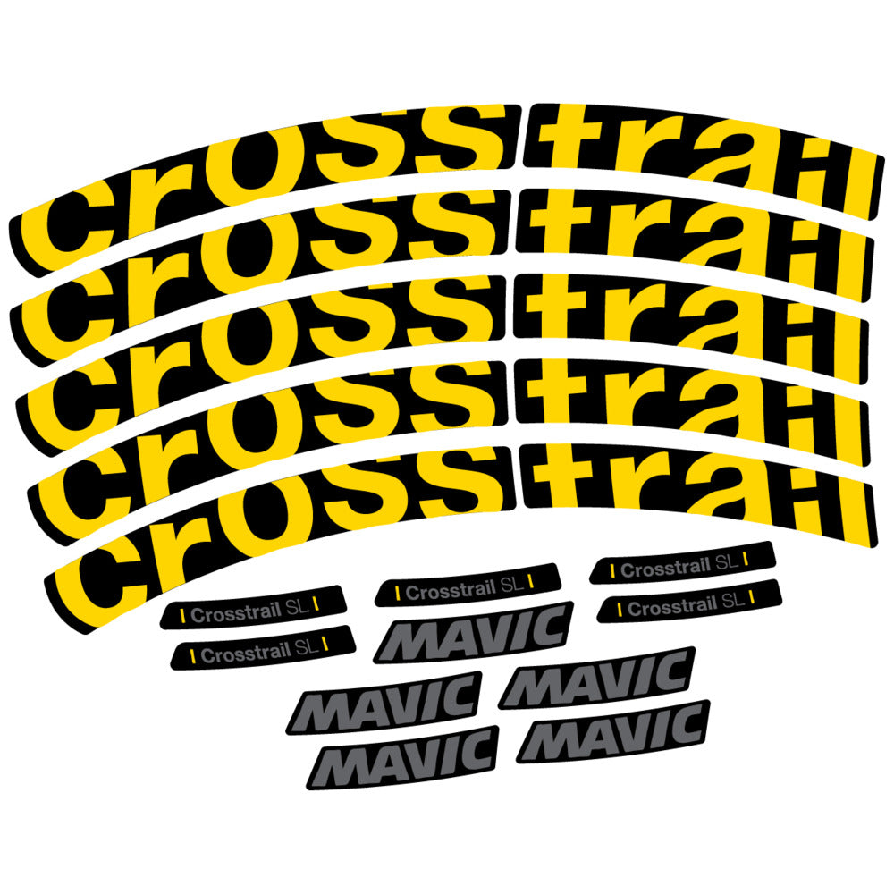 Decal for Mavic Crosstrail SL 2025, Mountain Wheel, bike sticker vinyl