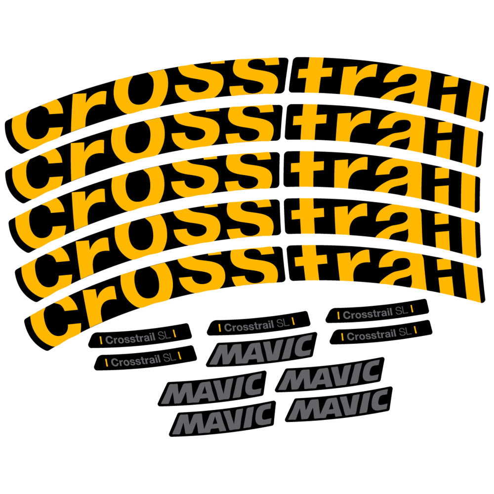 Decal for Mavic Crosstrail SL 2025, Mountain Wheel, bike sticker vinyl