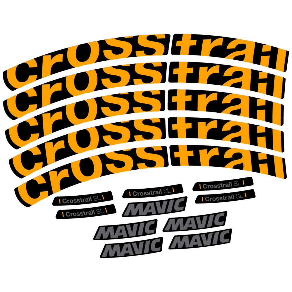 Decal for Mavic Crosstrail SL 2025, Mountain Wheel, bike sticker vinyl