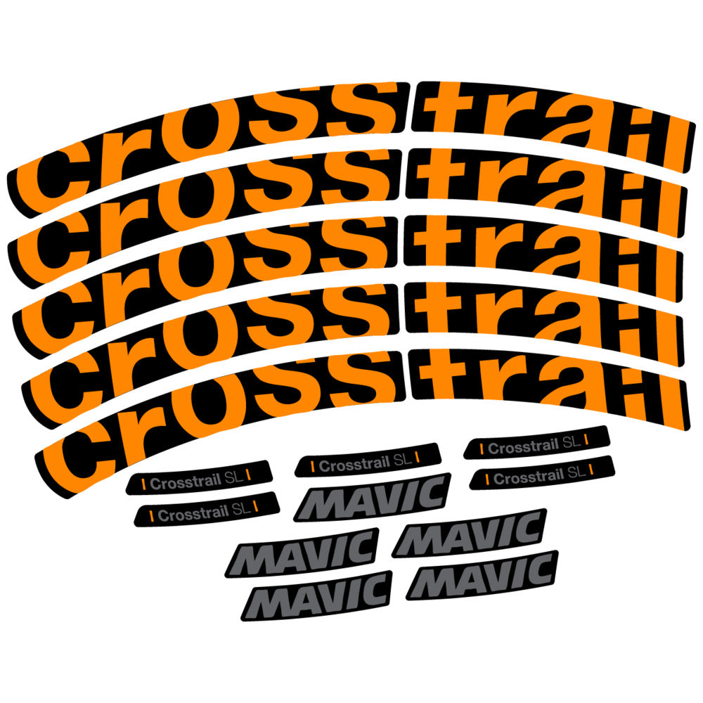 Decal for Mavic Crosstrail SL 2025, Mountain Wheel, bike sticker vinyl