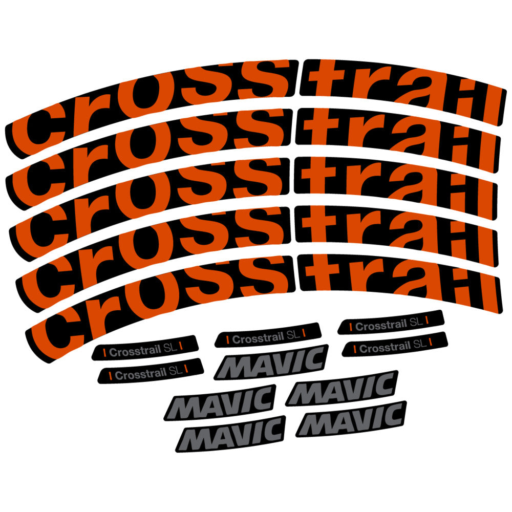 Decal for Mavic Crosstrail SL 2025, Mountain Wheel, bike sticker vinyl