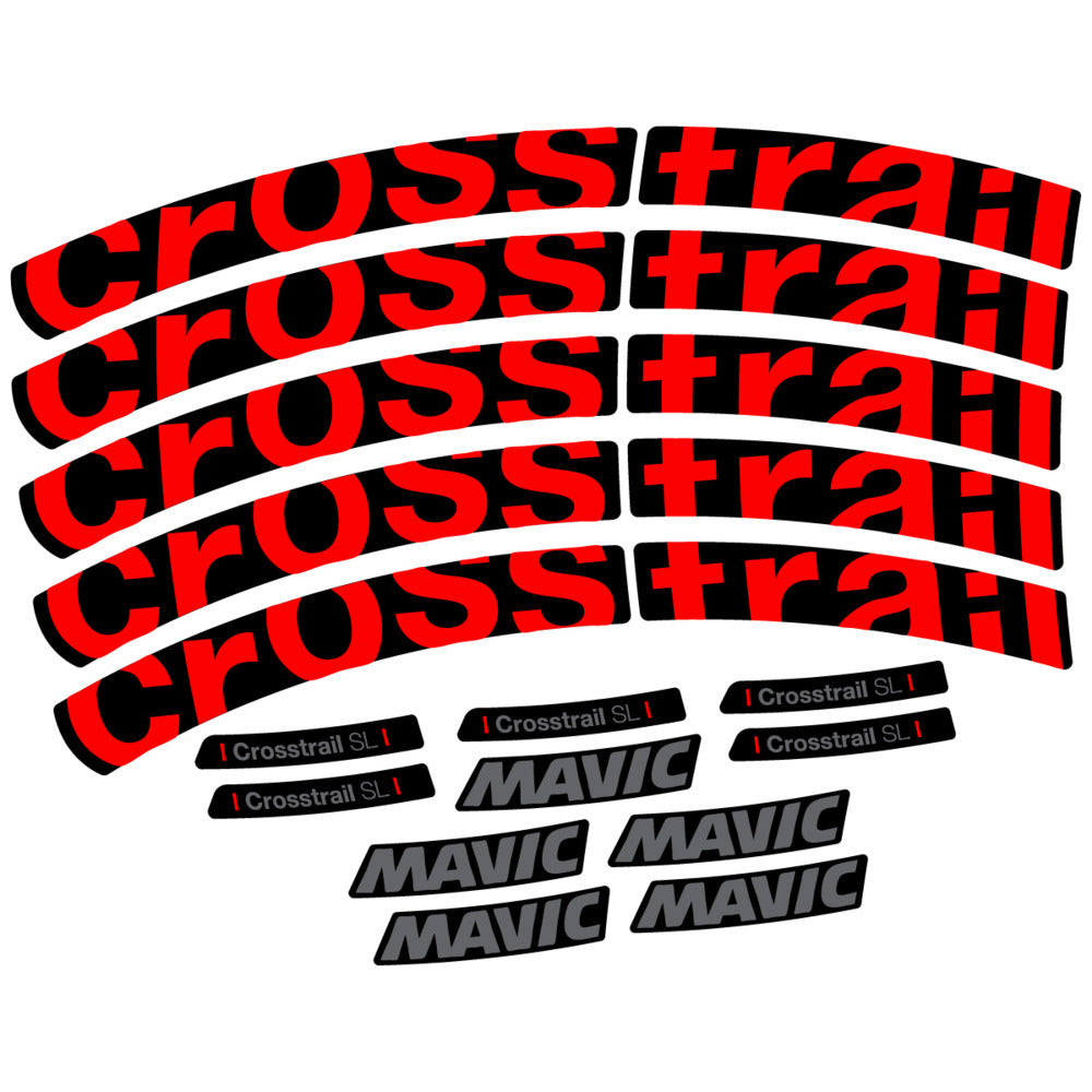 Decal for Mavic Crosstrail SL 2025, Mountain Wheel, bike sticker vinyl
