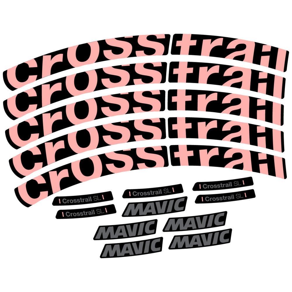 Decal for Mavic Crosstrail SL 2025, Mountain Wheel, bike sticker vinyl