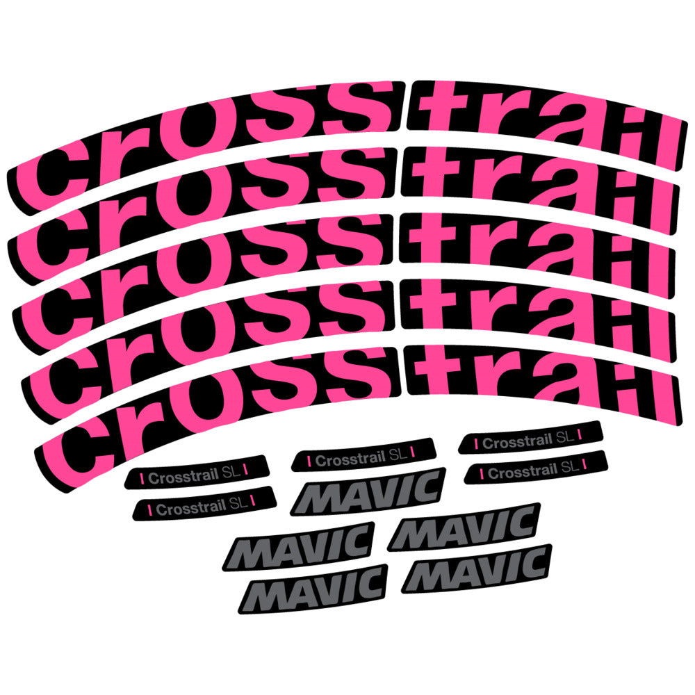 Decal for Mavic Crosstrail SL 2025, Mountain Wheel, bike sticker vinyl