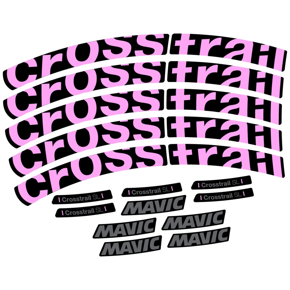 Decal for Mavic Crosstrail SL 2025, Mountain Wheel, bike sticker vinyl