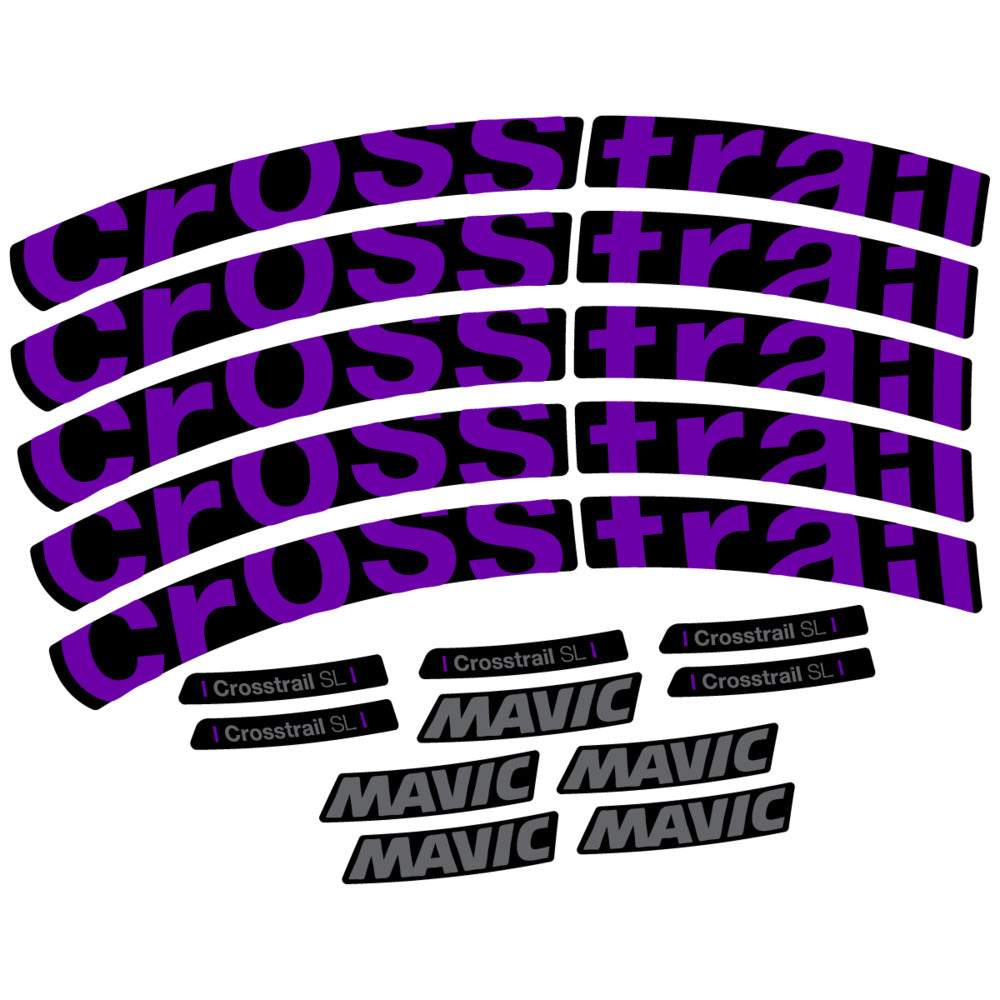 Decal for Mavic Crosstrail SL 2025, Mountain Wheel, bike sticker vinyl