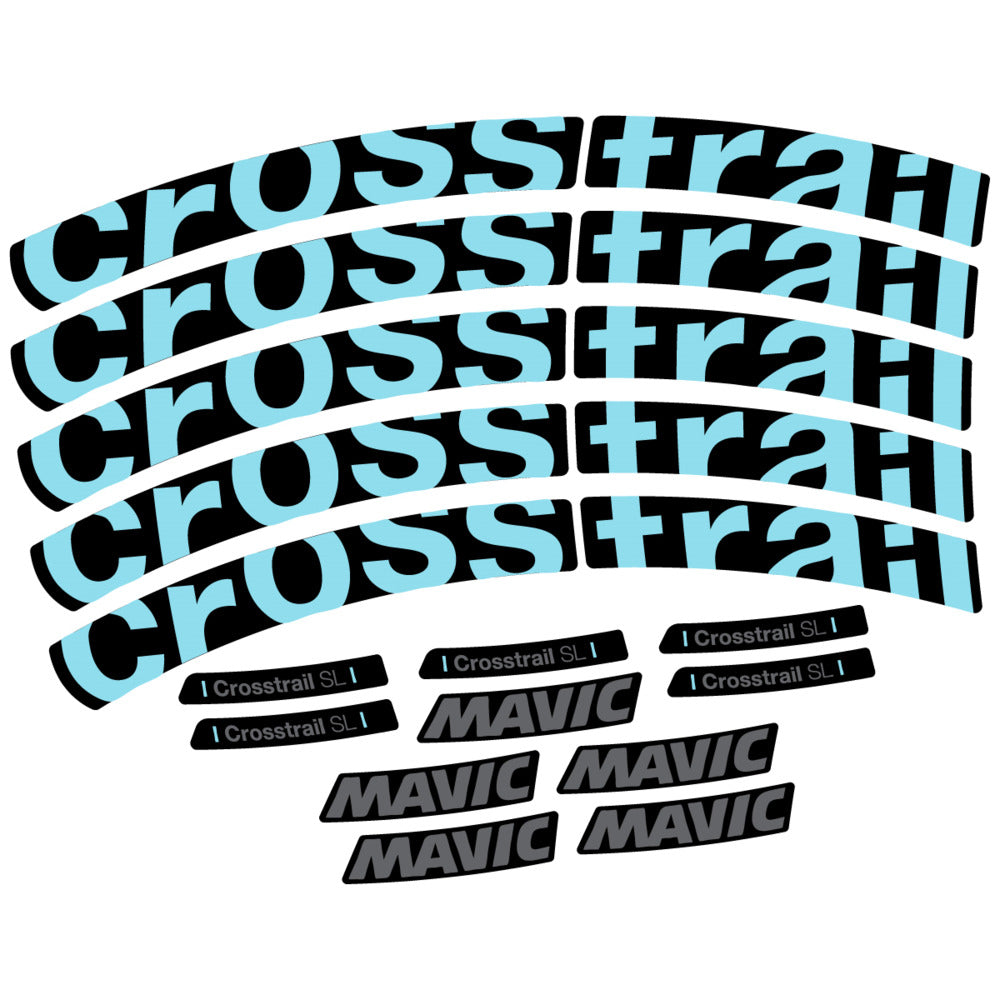 Decal for Mavic Crosstrail SL 2025, Mountain Wheel, bike sticker vinyl