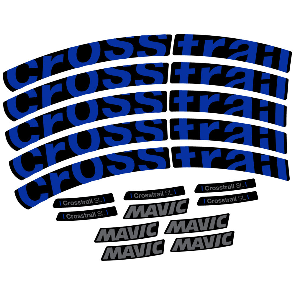 Decal for Mavic Crosstrail SL 2025, Mountain Wheel, bike sticker vinyl