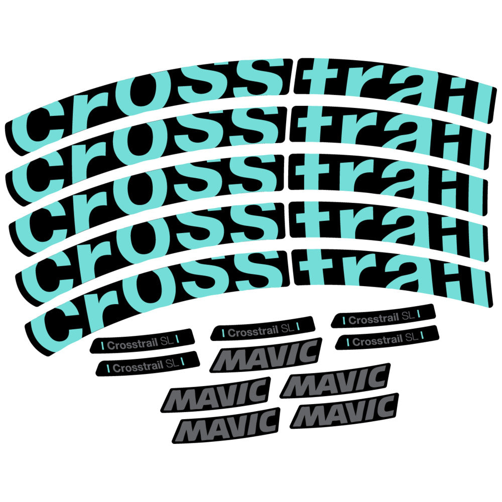 Decal for Mavic Crosstrail SL 2025, Mountain Wheel, bike sticker vinyl