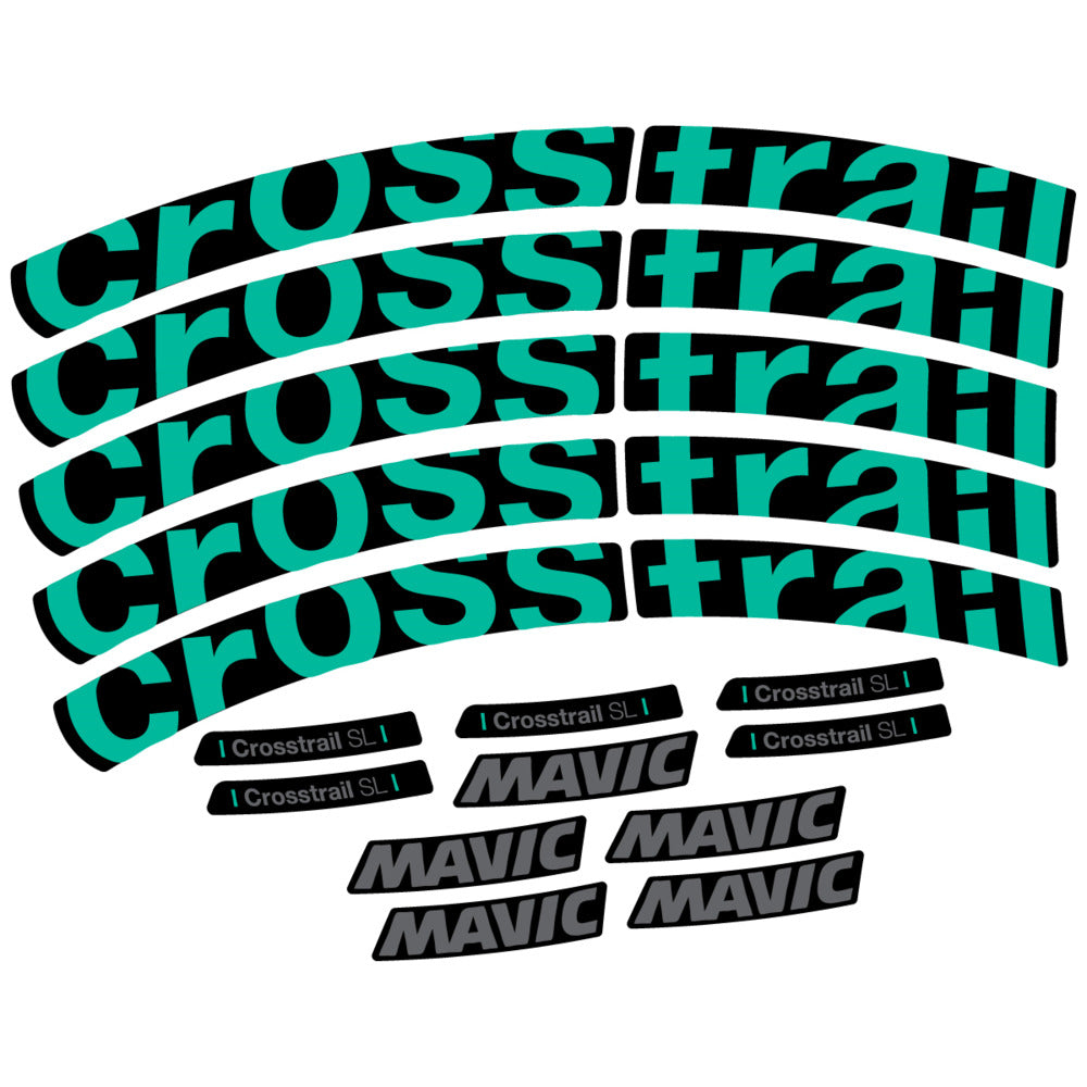 Decal for Mavic Crosstrail SL 2025, Mountain Wheel, bike sticker vinyl