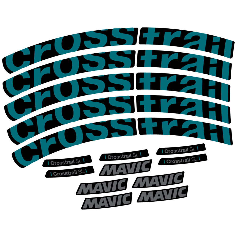 Decal for Mavic Crosstrail SL 2025, Mountain Wheel, bike sticker vinyl
