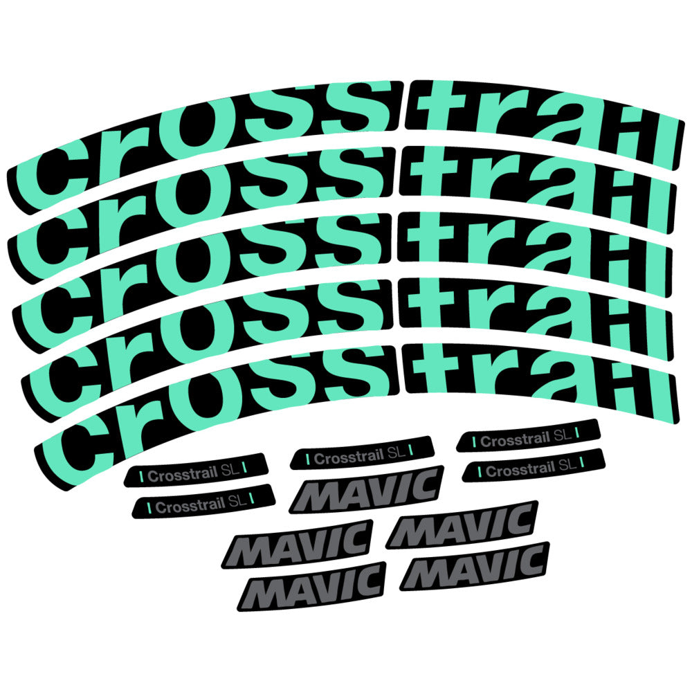 Decal for Mavic Crosstrail SL 2025, Mountain Wheel, bike sticker vinyl