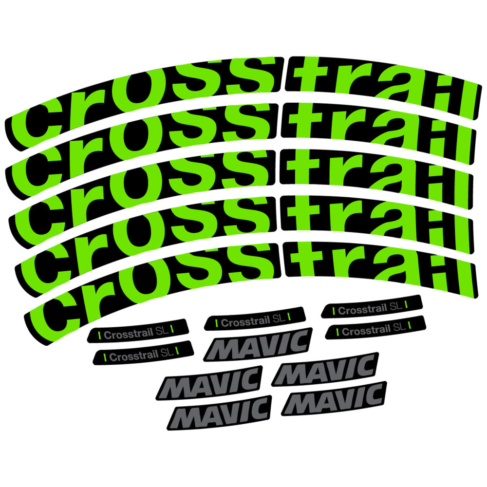 Decal for Mavic Crosstrail SL 2025, Mountain Wheel, bike sticker vinyl