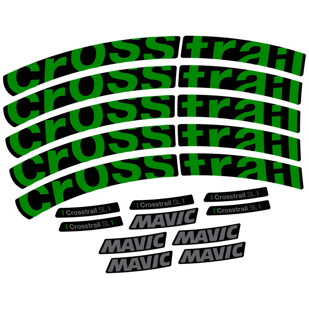 Decal for Mavic Crosstrail SL 2025, Mountain Wheel, bike sticker vinyl