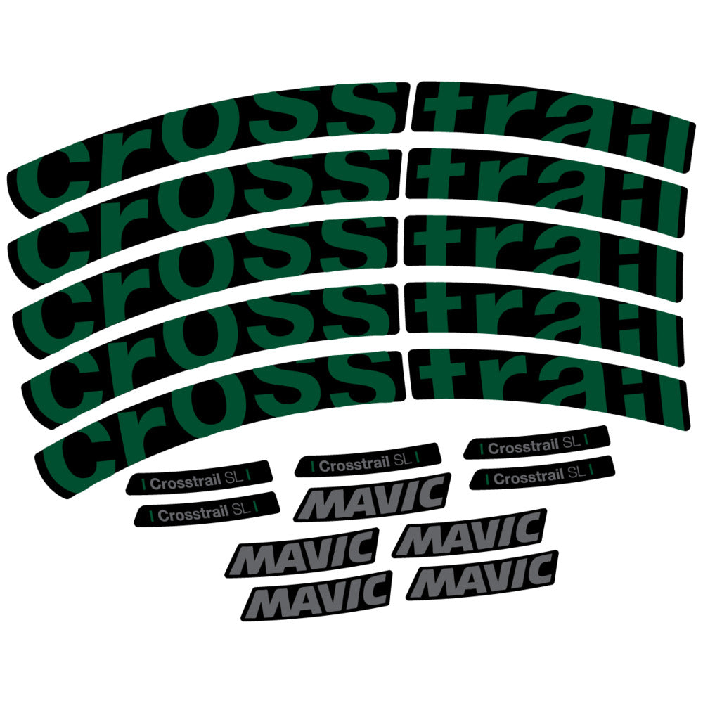 Decal for Mavic Crosstrail SL 2025, Mountain Wheel, bike sticker vinyl