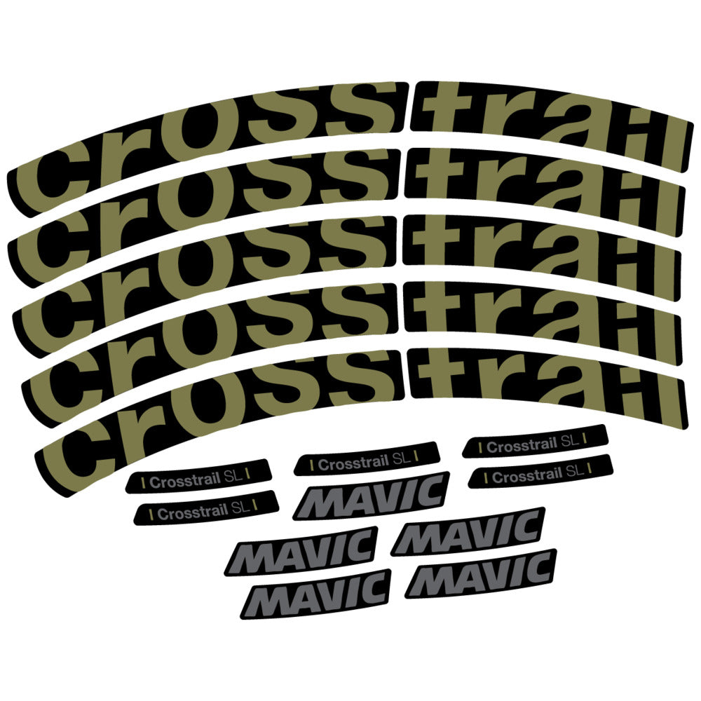 Decal for Mavic Crosstrail SL 2025, Mountain Wheel, bike sticker vinyl