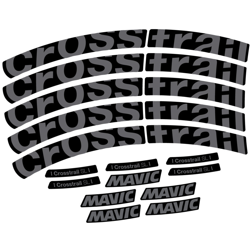 Decal for Mavic Crosstrail SL 2025, Mountain Wheel, bike sticker vinyl