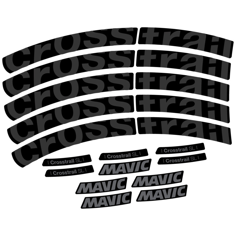 Decal for Mavic Crosstrail SL 2025, Mountain Wheel, bike sticker vinyl