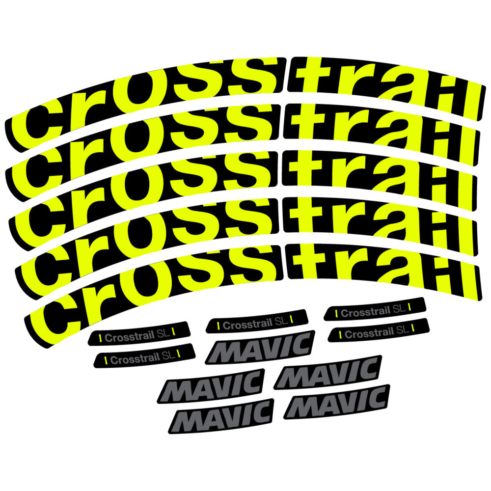 Decal for Mavic Crosstrail SL 2025, Mountain Wheel, bike sticker vinyl