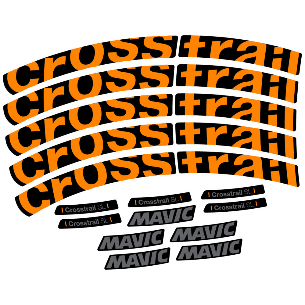 Decal for Mavic Crosstrail SL 2025, Mountain Wheel, bike sticker vinyl