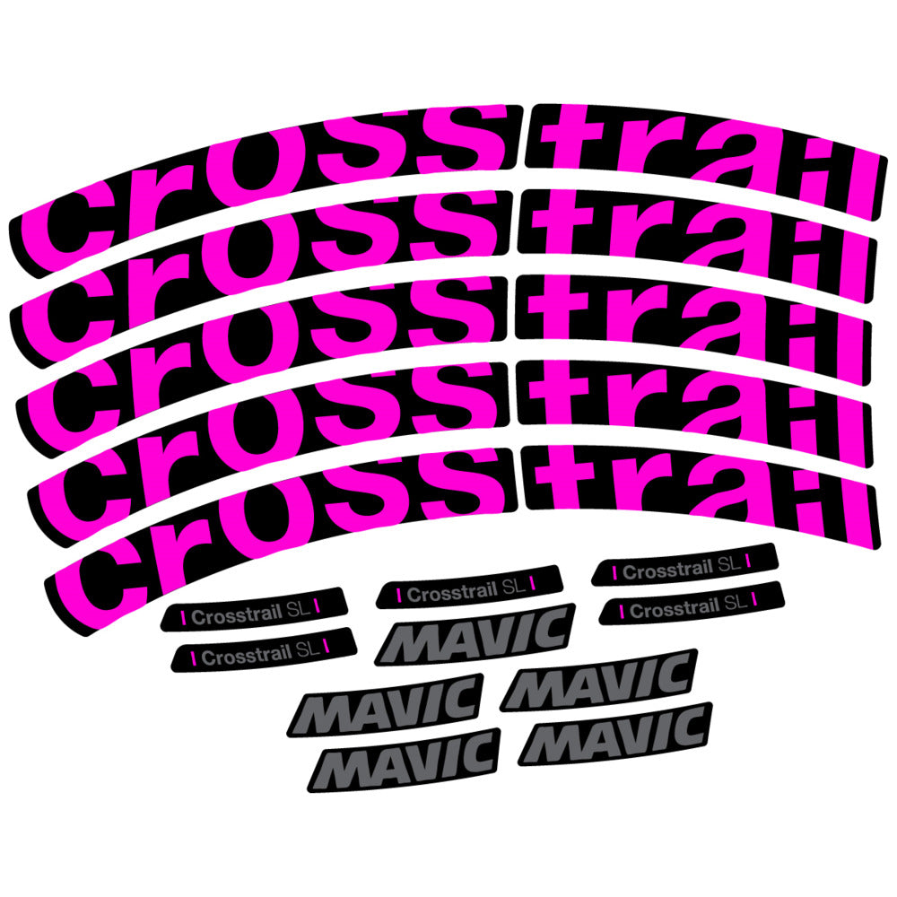Decal for Mavic Crosstrail SL 2025, Mountain Wheel, bike sticker vinyl