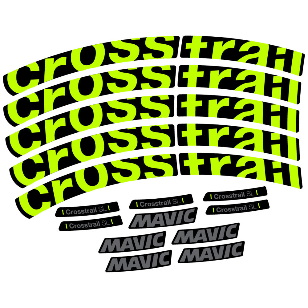 Decal for Mavic Crosstrail SL 2025, Mountain Wheel, bike sticker vinyl
