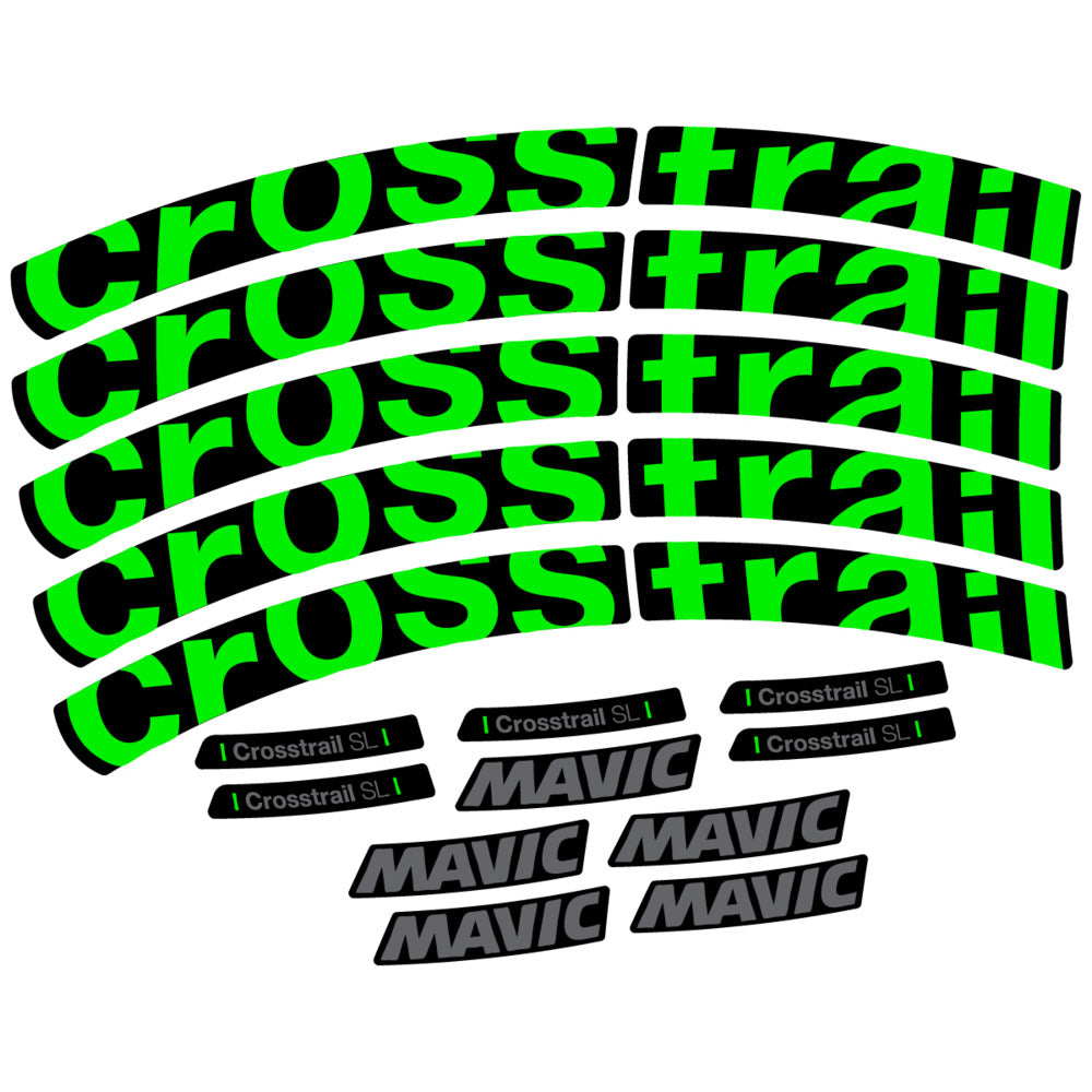 Decal for Mavic Crosstrail SL 2025, Mountain Wheel, bike sticker vinyl