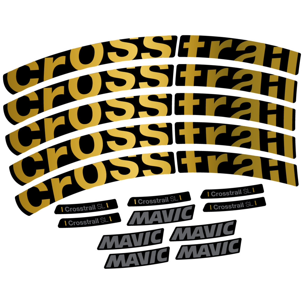 Decal for Mavic Crosstrail SL 2025, Mountain Wheel, bike sticker vinyl