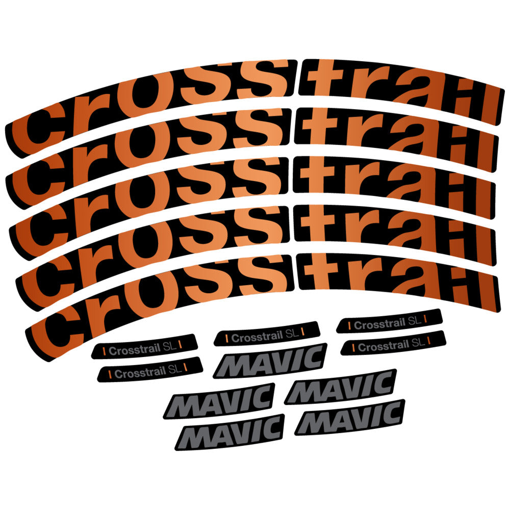 Decal for Mavic Crosstrail SL 2025, Mountain Wheel, bike sticker vinyl