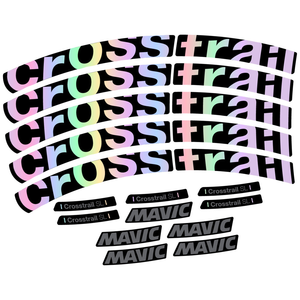 Decal for Mavic Crosstrail SL 2025, Mountain Wheel, bike sticker vinyl