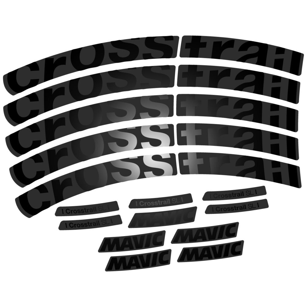 Decal for Mavic Crosstrail SL 2025, Mountain Wheel, bike sticker vinyl