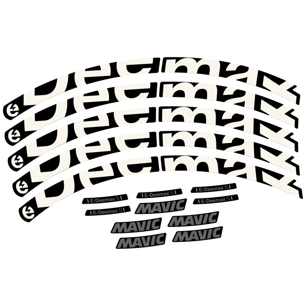 Decal for Mavic E-Deemax S 2025, Mountain Wheel, bike sticker vinyl