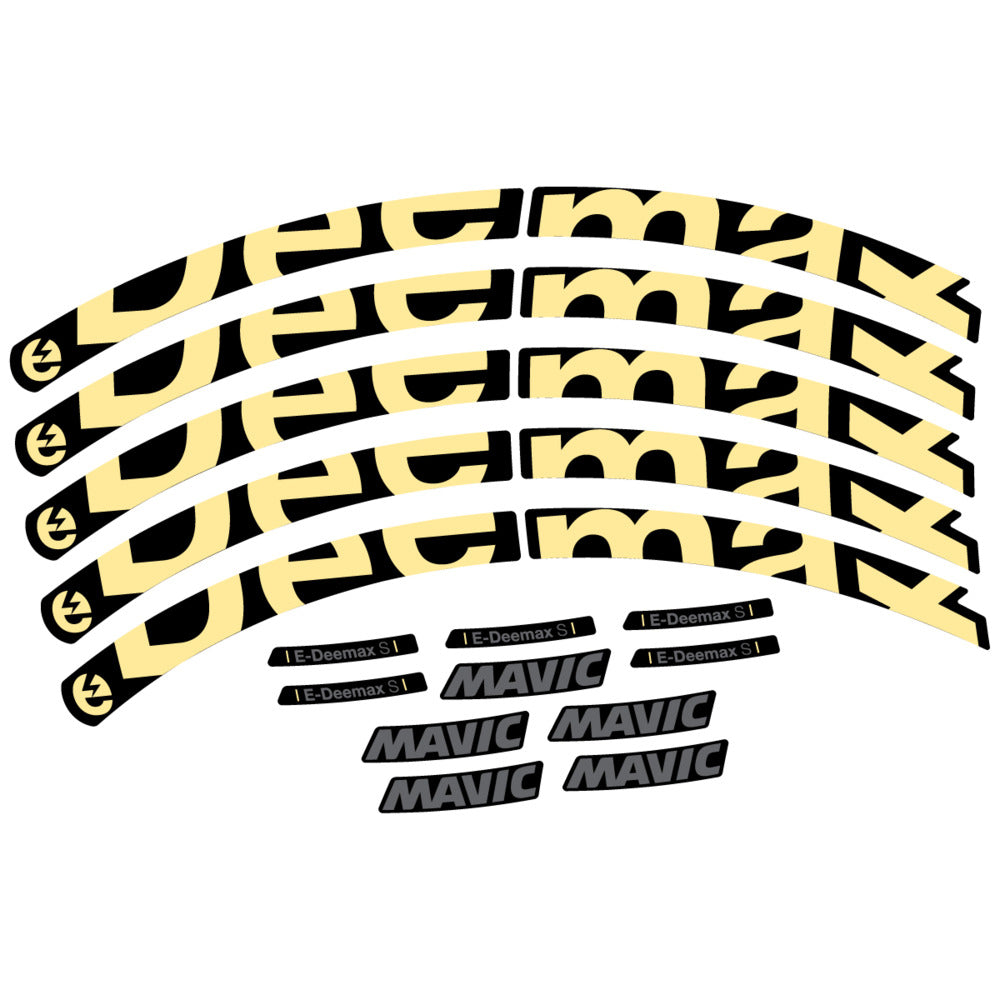 Decal for Mavic E-Deemax S 2025, Mountain Wheel, bike sticker vinyl