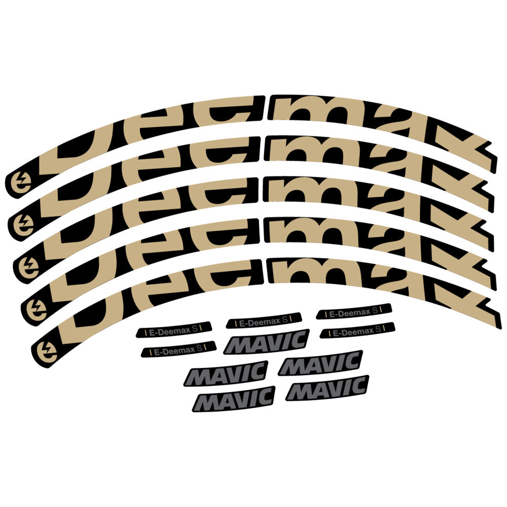 Decal for Mavic E-Deemax S 2025, Mountain Wheel, bike sticker vinyl