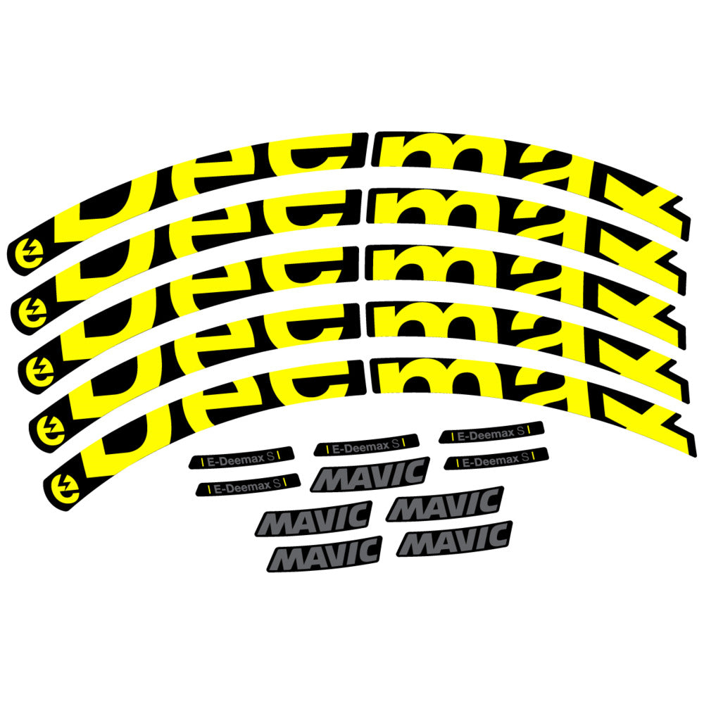 Decal for Mavic E-Deemax S 2025, Mountain Wheel, bike sticker vinyl