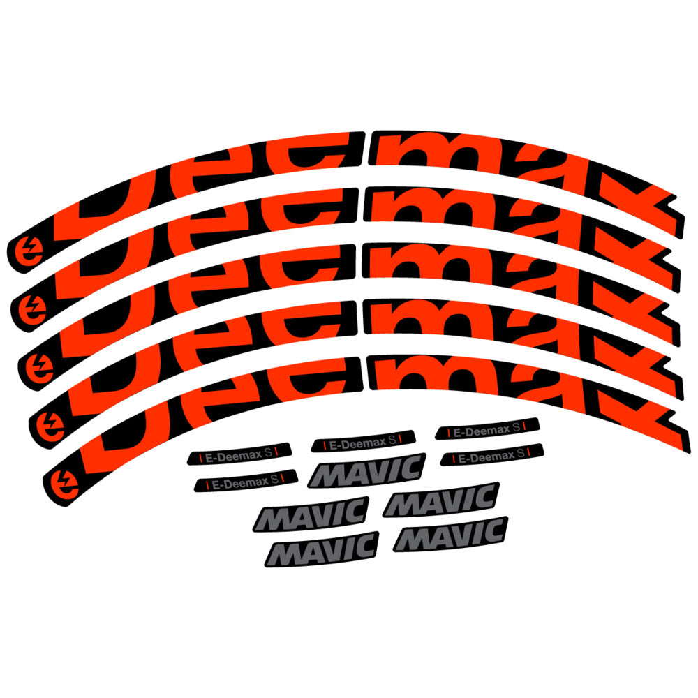 Decal for Mavic E-Deemax S 2025, Mountain Wheel, bike sticker vinyl