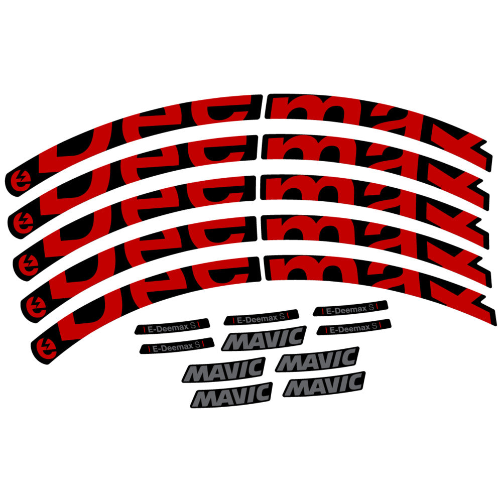 Decal for Mavic E-Deemax S 2025, Mountain Wheel, bike sticker vinyl