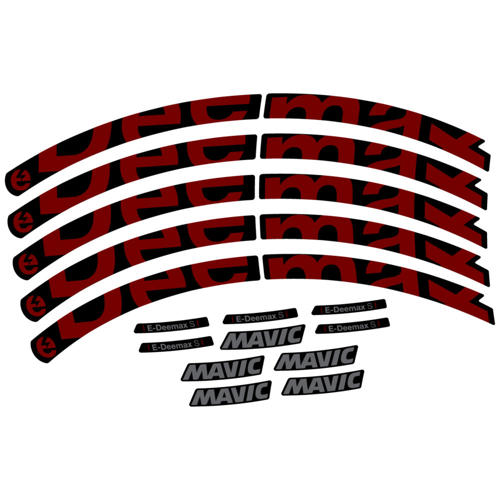 Decal for Mavic E-Deemax S 2025, Mountain Wheel, bike sticker vinyl