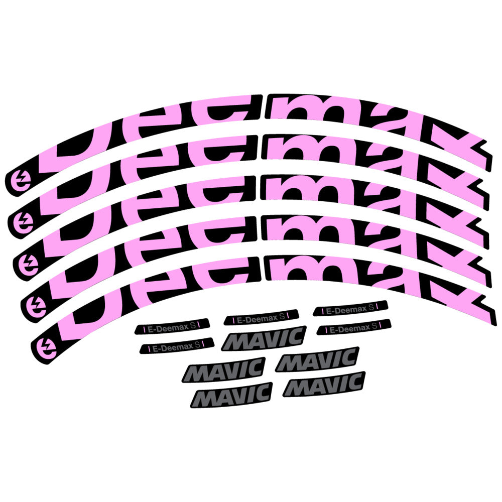 Decal for Mavic E-Deemax S 2025, Mountain Wheel, bike sticker vinyl