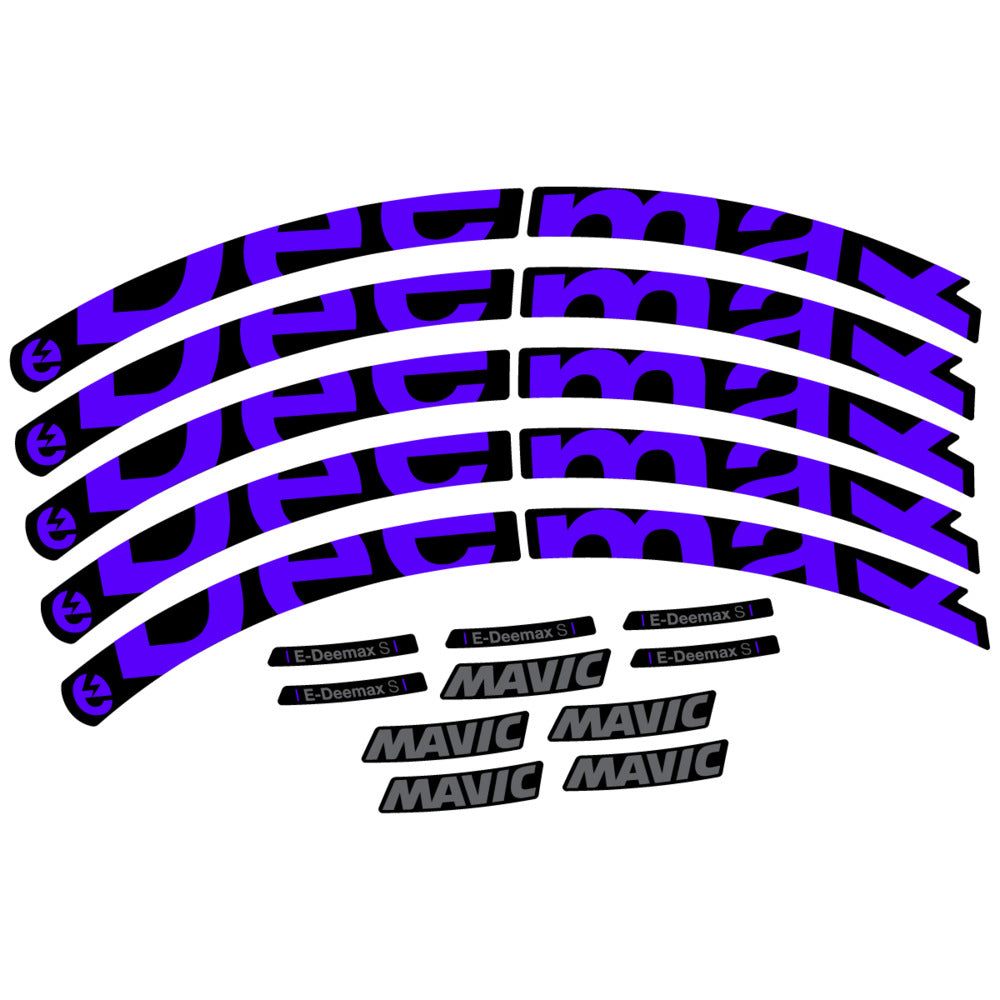 Decal for Mavic E-Deemax S 2025, Mountain Wheel, bike sticker vinyl