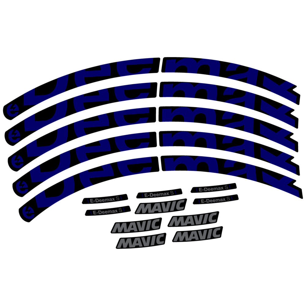 Decal for Mavic E-Deemax S 2025, Mountain Wheel, bike sticker vinyl