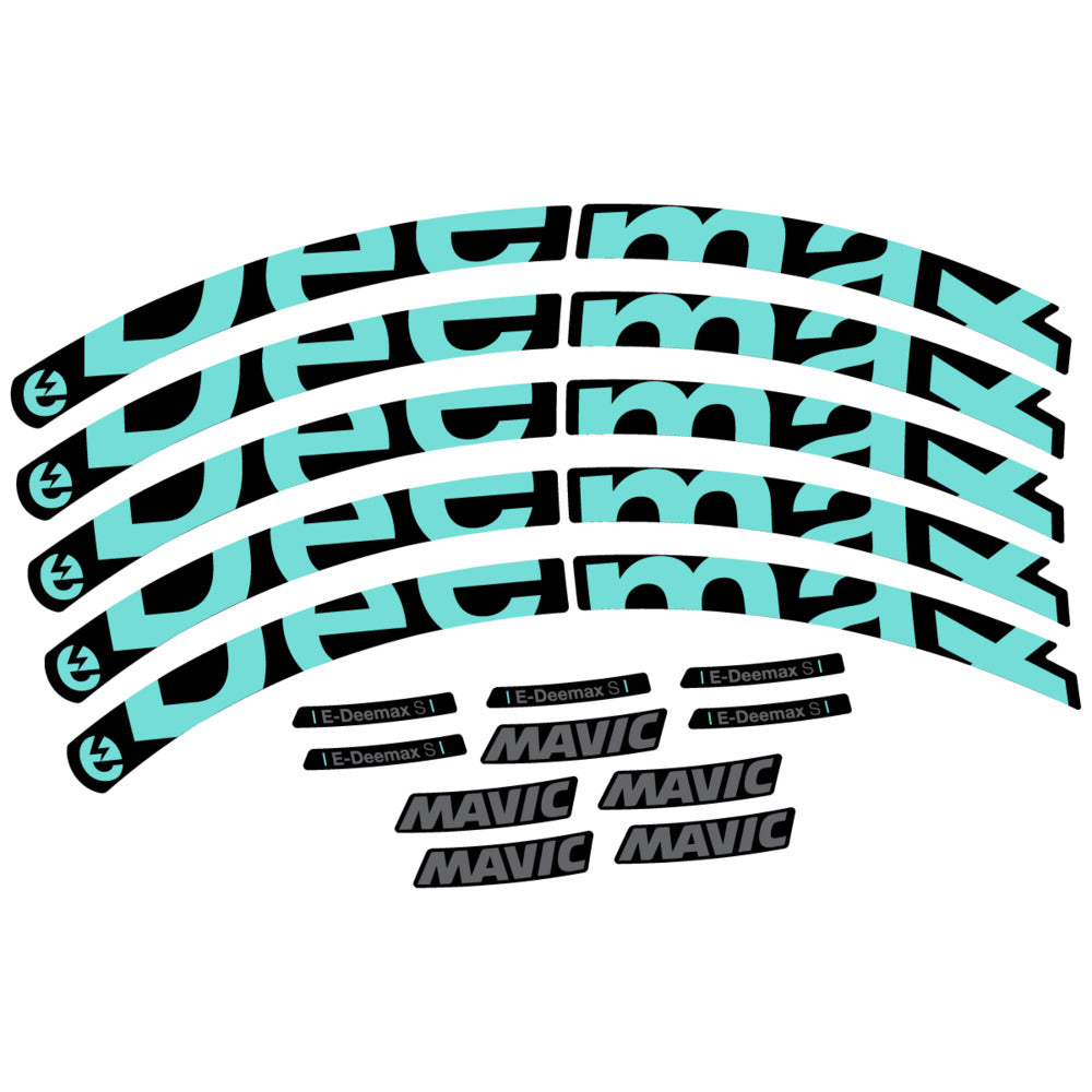 Decal for Mavic E-Deemax S 2025, Mountain Wheel, bike sticker vinyl