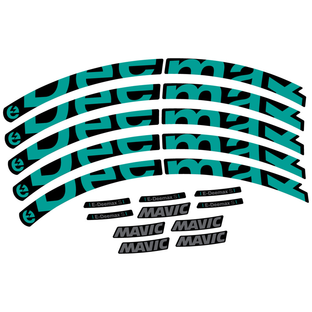Decal for Mavic E-Deemax S 2025, Mountain Wheel, bike sticker vinyl