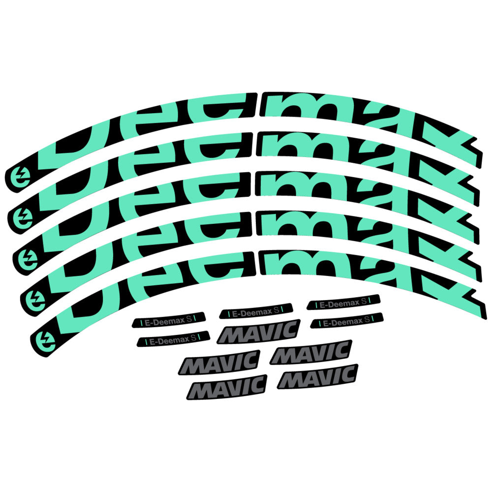 Decal for Mavic E-Deemax S 2025, Mountain Wheel, bike sticker vinyl