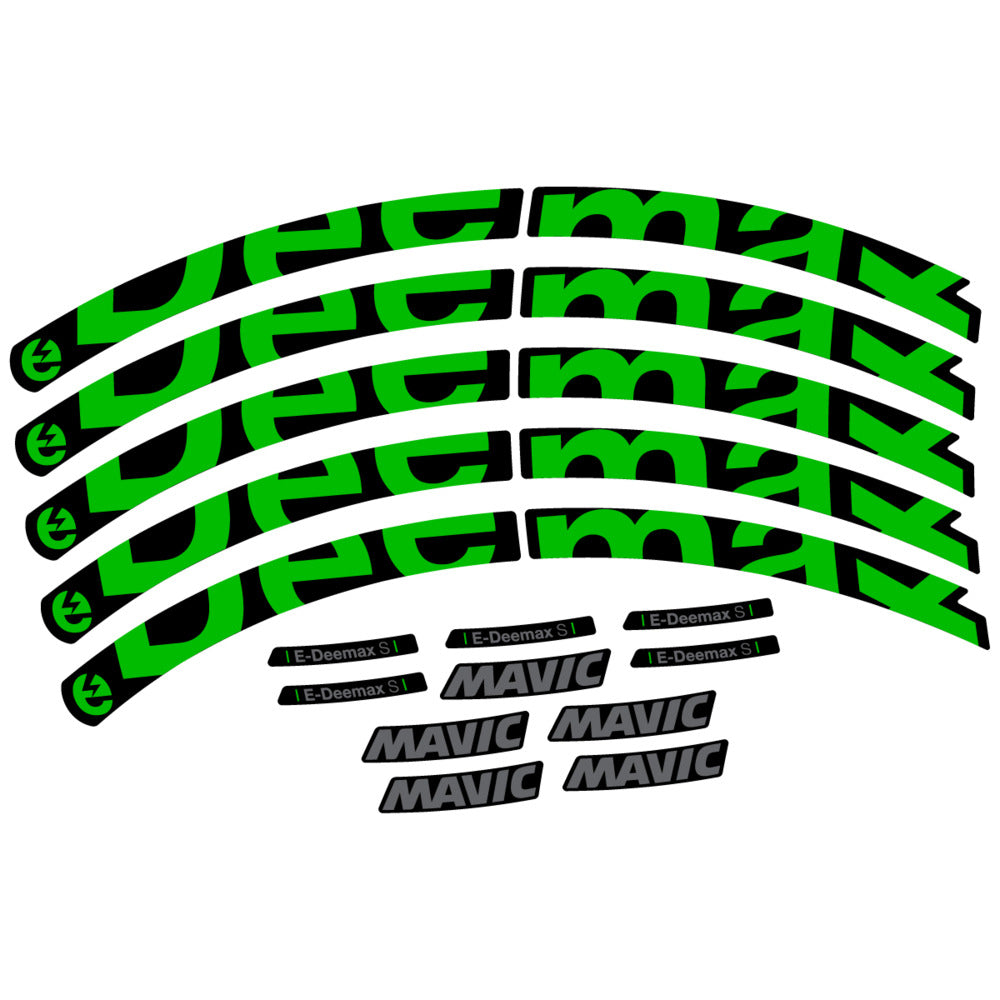 Decal for Mavic E-Deemax S 2025, Mountain Wheel, bike sticker vinyl