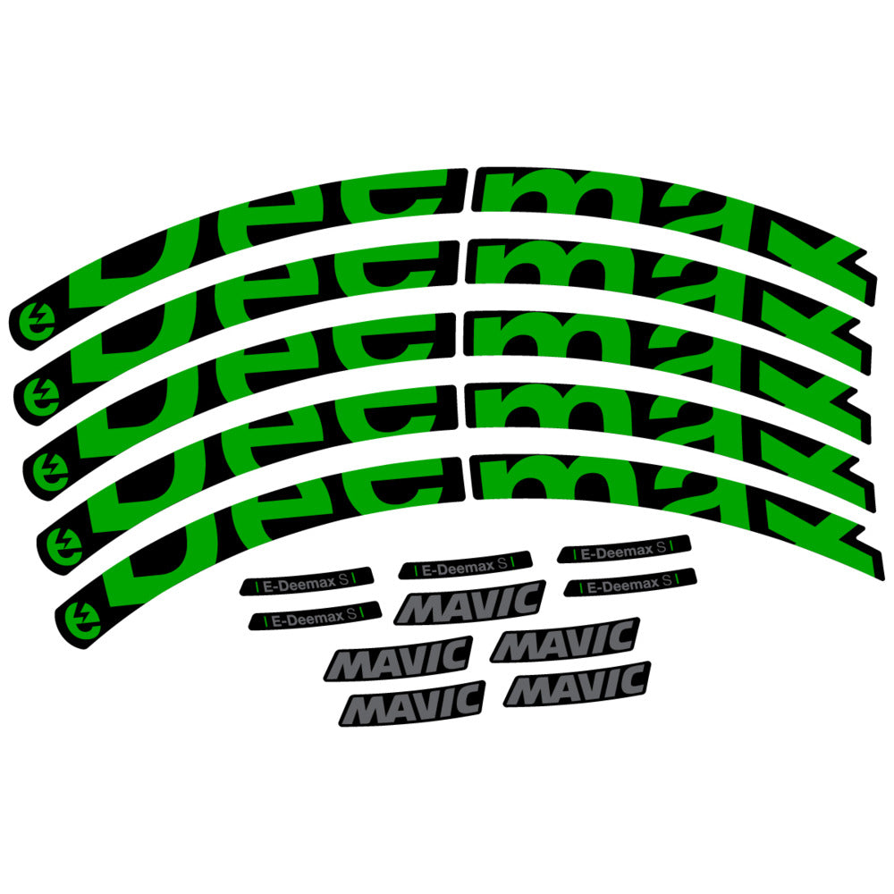 Decal for Mavic E-Deemax S 2025, Mountain Wheel, bike sticker vinyl