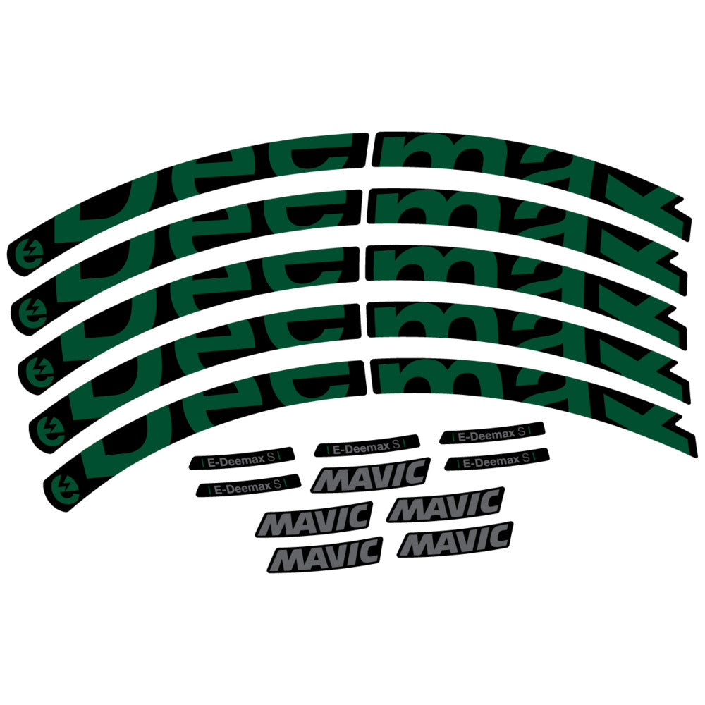 Decal for Mavic E-Deemax S 2025, Mountain Wheel, bike sticker vinyl
