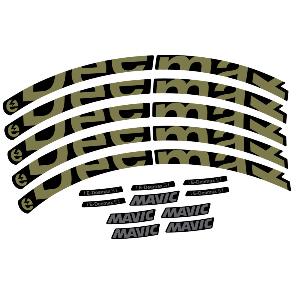 Decal for Mavic E-Deemax S 2025, Mountain Wheel, bike sticker vinyl